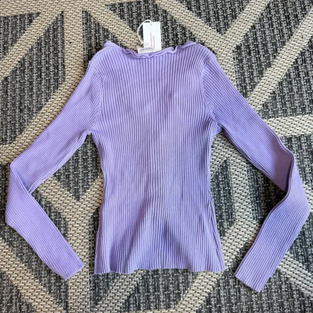 Find Me Now Charlie Ribbed Top Size Small - Picture 4 of 7